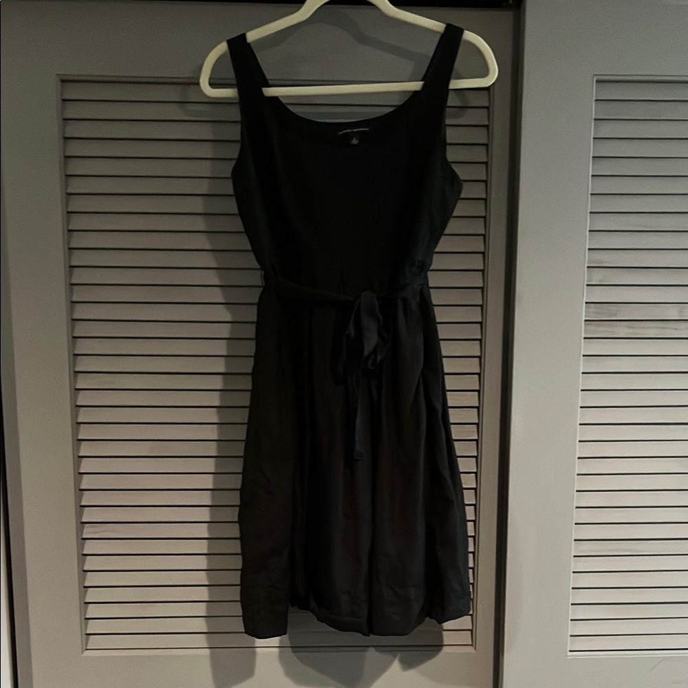 Banana Republic Black Scoop Neck Sundress Mini